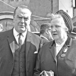 Patrick Lindsay T.D., S.C. and Julia Gillivan (Cumann na mBan) at the Golden Jubilee Commemorations. ©Liam Lyons Collection