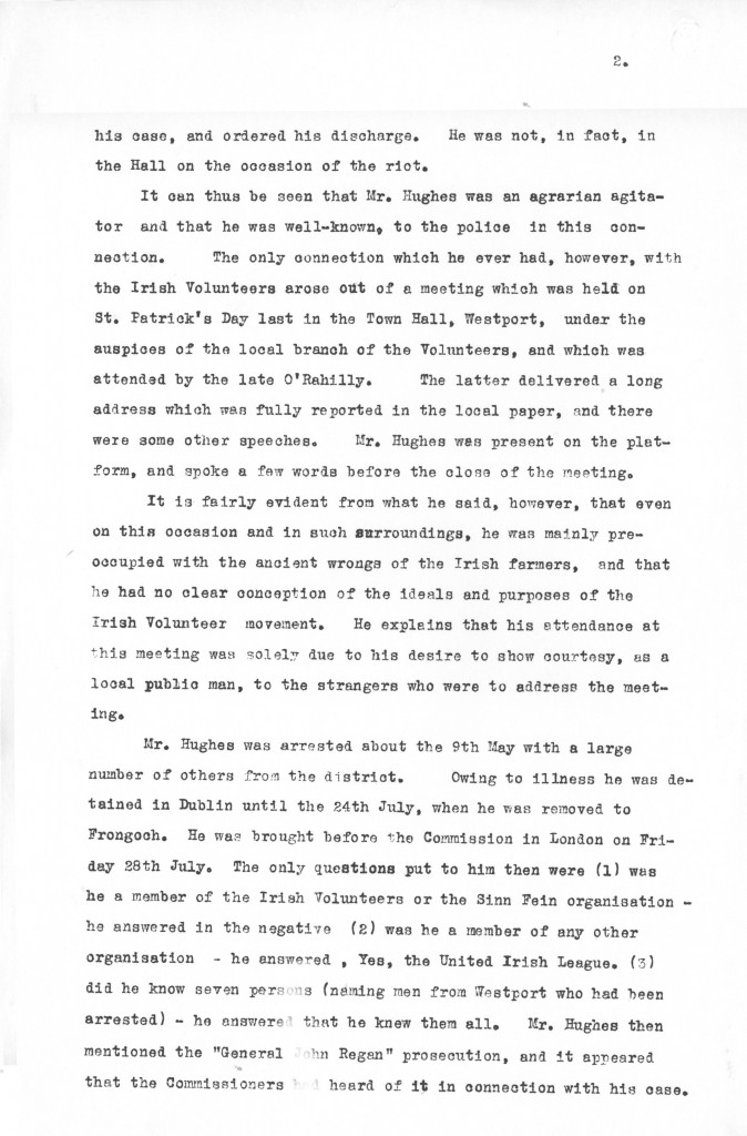 RIC Report on Charles Hughes 2-3